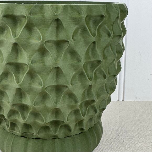 Tri-Wave Planter Pot, Indoor Flower Pot - Picture 4 of 10